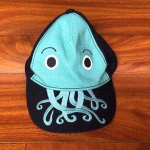 Gymboree Octopus Baseball Hat Boys Size 4T-5T Embroidered